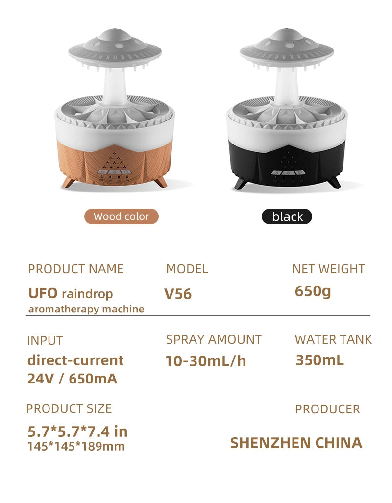 CozyFlame™ AuraMist Mini Humidificador 🇵🇹