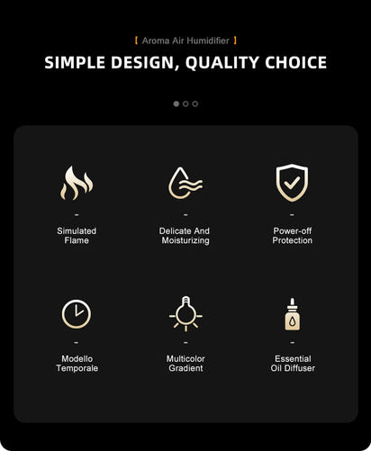 Difusor de Fogo CozyFlame™ LumeAir