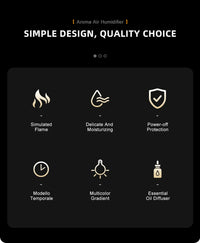 Difusor de Fogo CozyFlame™ LumeAir