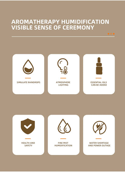 CozyFlame™ AuraMist Mini Humidificador 🇵🇹